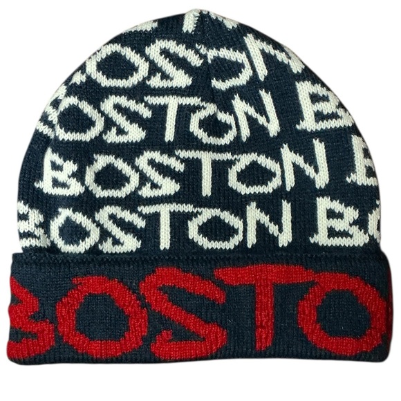 Robin Ruth Other - Robin Ruth BOSTON Red and Blue Knit Beanie